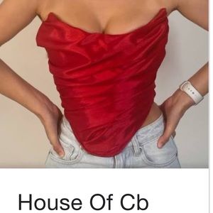 Red House of CB corset. NEW WITH TAGS. Size XS